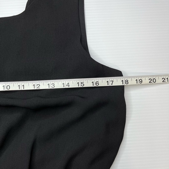 Vince Camuto Jumpsuit Women's Size 6 Black Sleeveless Wide Leg Dressy Pantsuit - Picture 7 of 7